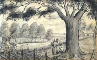 مكان المراعي في طريقه إلى Tun بواسطة يوهان جوستاف ثون